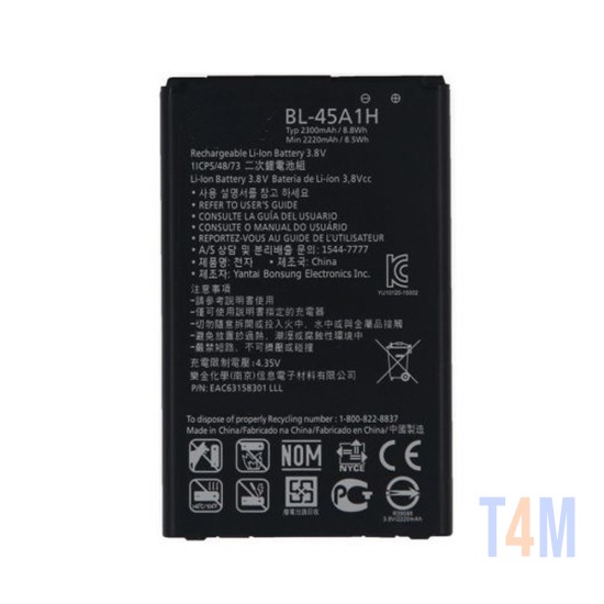 Batería BL-45A1H 2300mAh para LG K420/K10/K10 Lte/Q10